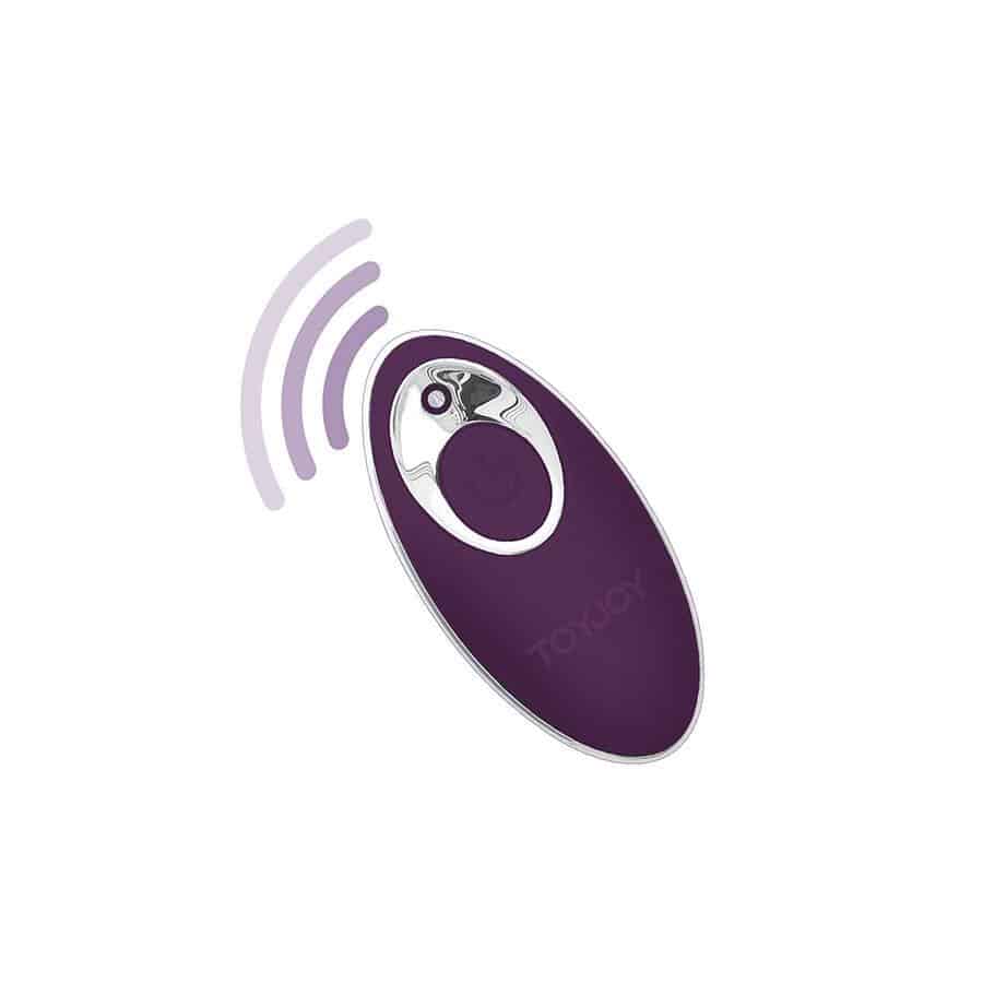 Toyjoy Remote Vibrator Eggstavagant Purple Toyjoy Remote Vibrator Eggstavagant Purple