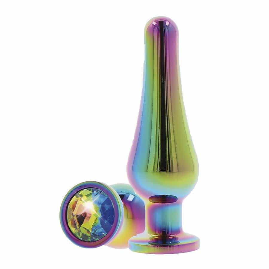 Toyjoy - SMAll TWILIGHT BUM BIJOU Anal PLUG WITH RAINBOW GEM