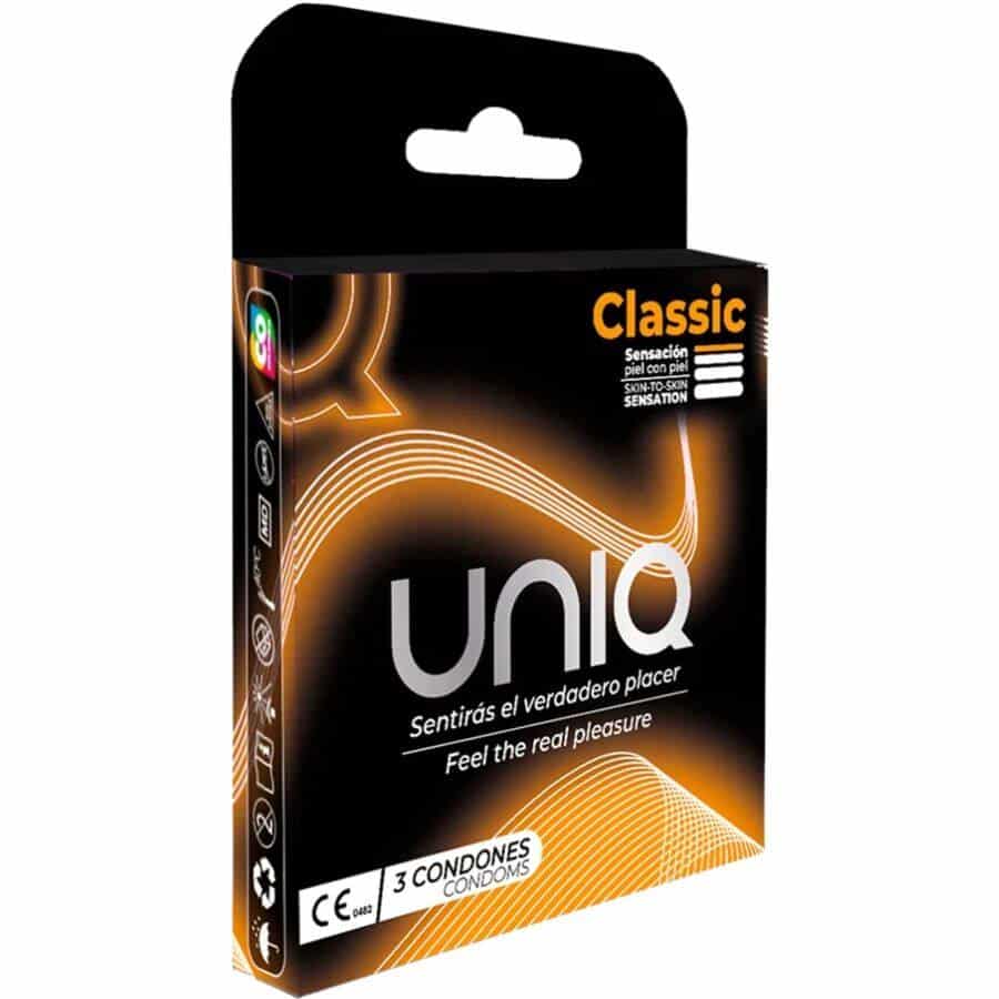 Uniq Latex Free Condoms Classic 3pk
