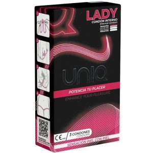 Uniq Lady Latex Free Condoms with Garter Belt