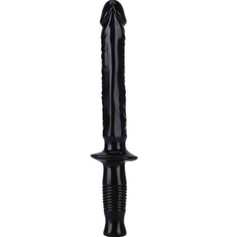 Black Realistic Dildo Get Real Manhandler Black Realistic Dildo Get Real Manhandler