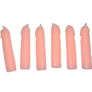 Flesh Tone Penis Shaped Candles Diablo Picante