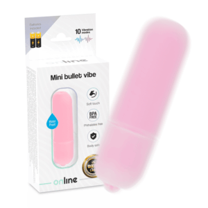 Pink Mini Bullet Vibrator 10 Modes