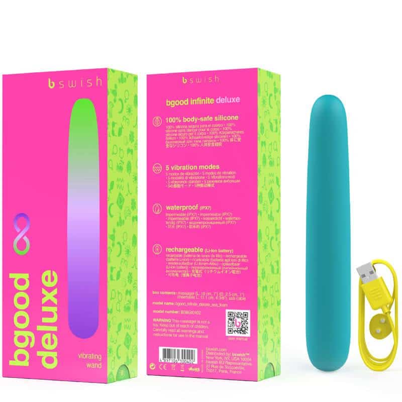 B Swish BGood Infinite Deluxe Rechargeable Silicone Vibrator B Swish BGood Infinite Deluxe Rechargeable Silicone Vibrator