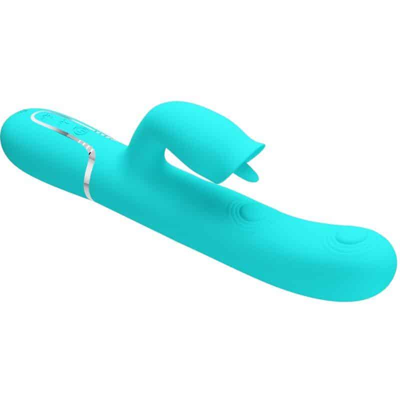 Rabbit Vibrator with Aqua Licking