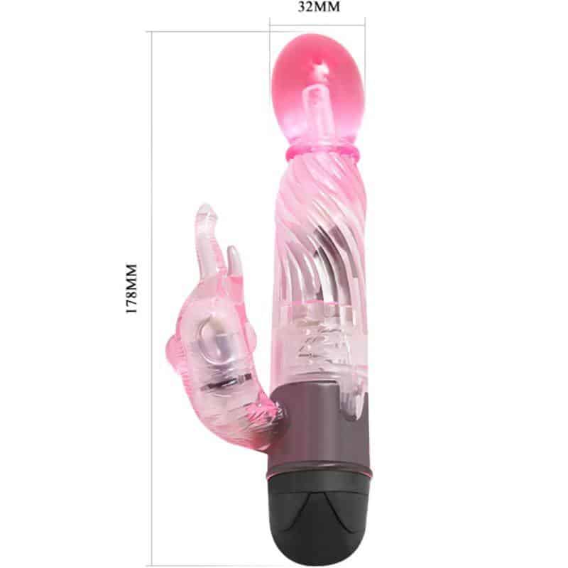 Vibrador Coelho Rosa Baile 10 Modos Vibrador Coelho Rosa Baile 10 Modos