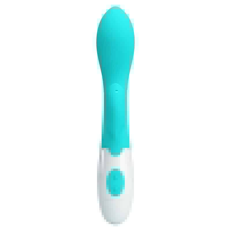 Pretty Love G-Spot Vibrator with Aqua Green Clitoral Stimulation Pretty Love G-Spot Vibrator with Aqua Green Clitoral Stimulation