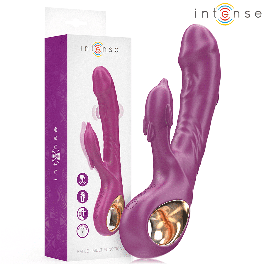 Halle Vibrator with Dolphin Tongue Stimulator