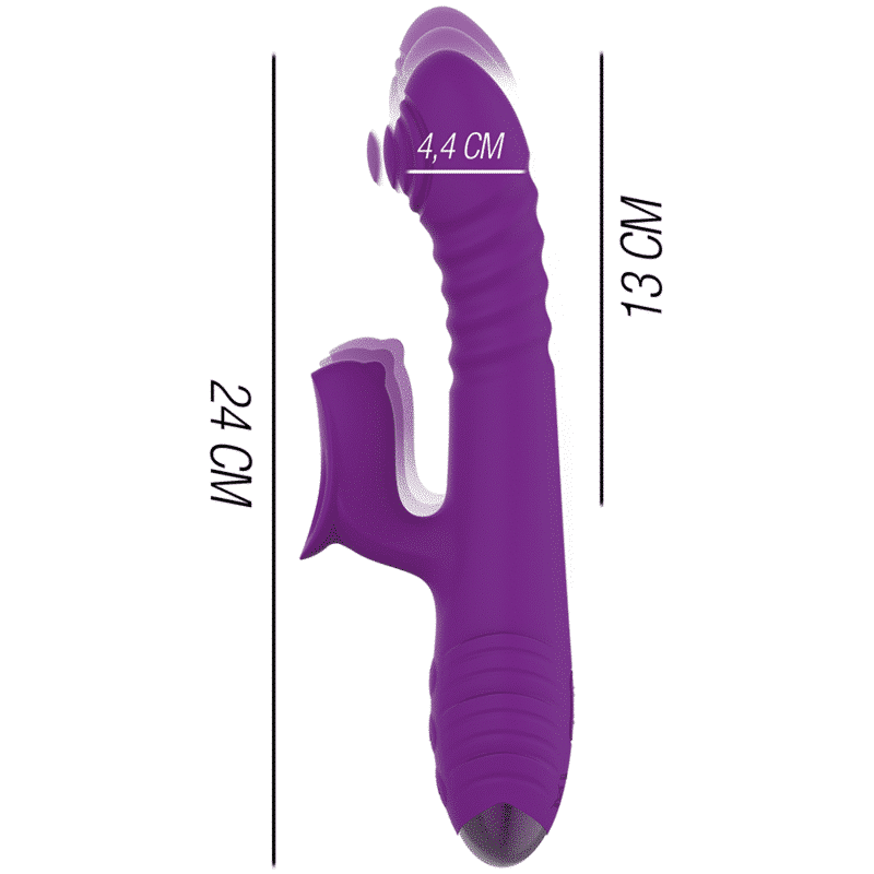 IGGY Rechargeable Vibrator with Clitoral Stim IGGY Rechargeable Vibrator with Clitoral Stim
