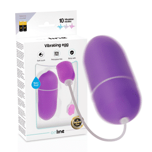 Purple Waterproof Egg Vibrator