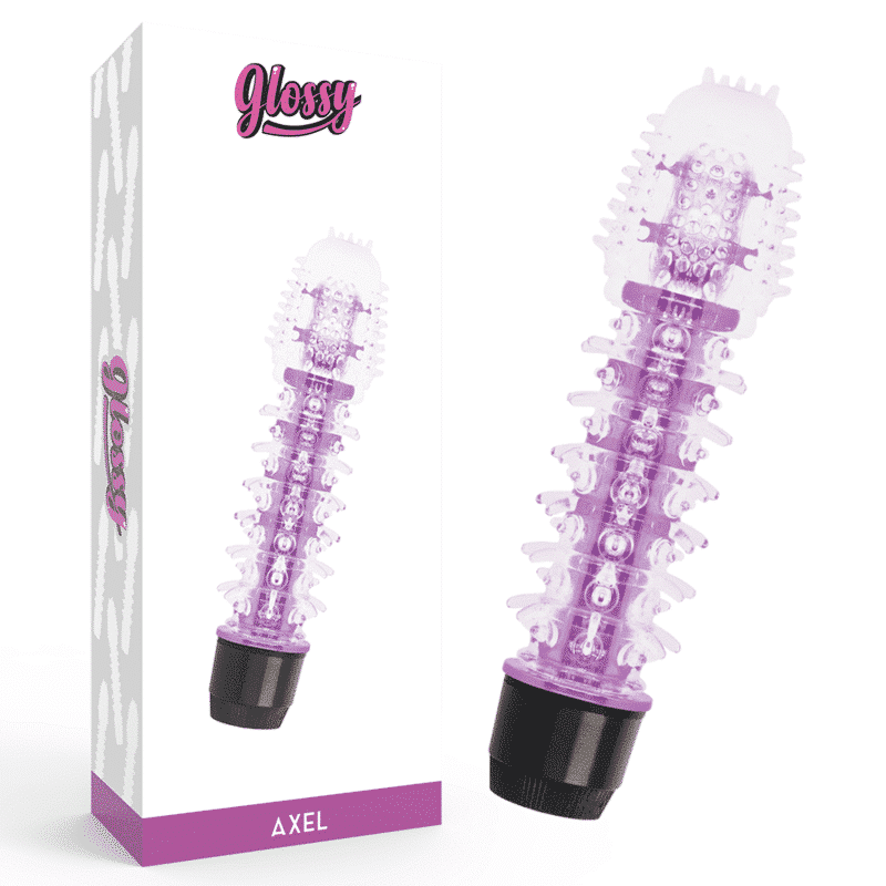 Glossy Lilac Axel Vibrator with Powerful Pulse Settings