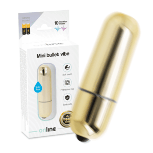 Gold Mini Vibe Bullet 10 Patterns