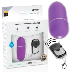 Lilac Remote Control Egg Vibrator Toy