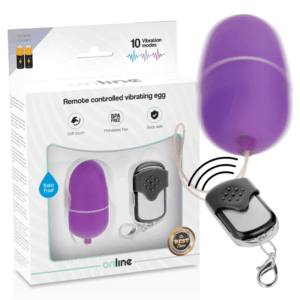 Purple M Remote Control Egg Vibrator