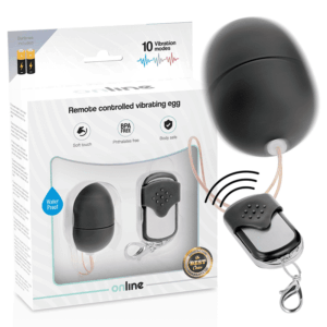 Black S Remote Control Egg Vibrator Toy
