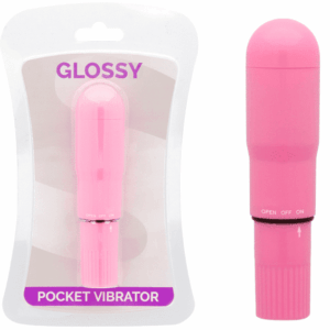 Glossy Deep Rose Travel Vibrator