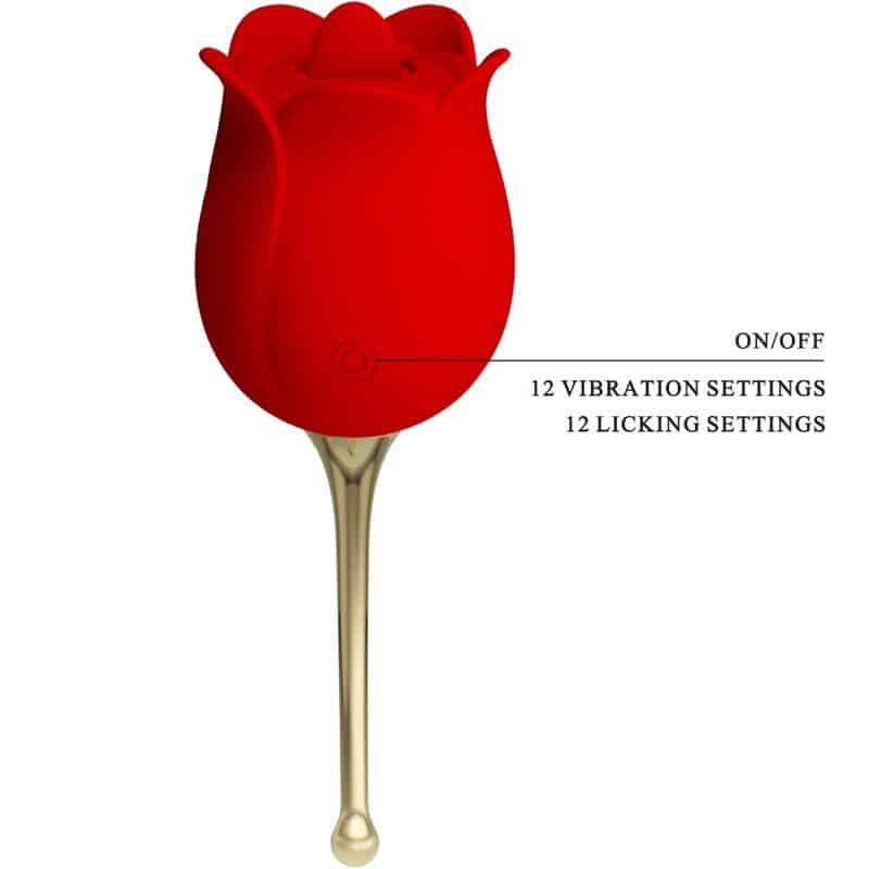 Rose Lover Red Clitoris Toy 12 Modes Rose Lover Red Clitoris Toy 12 Modes