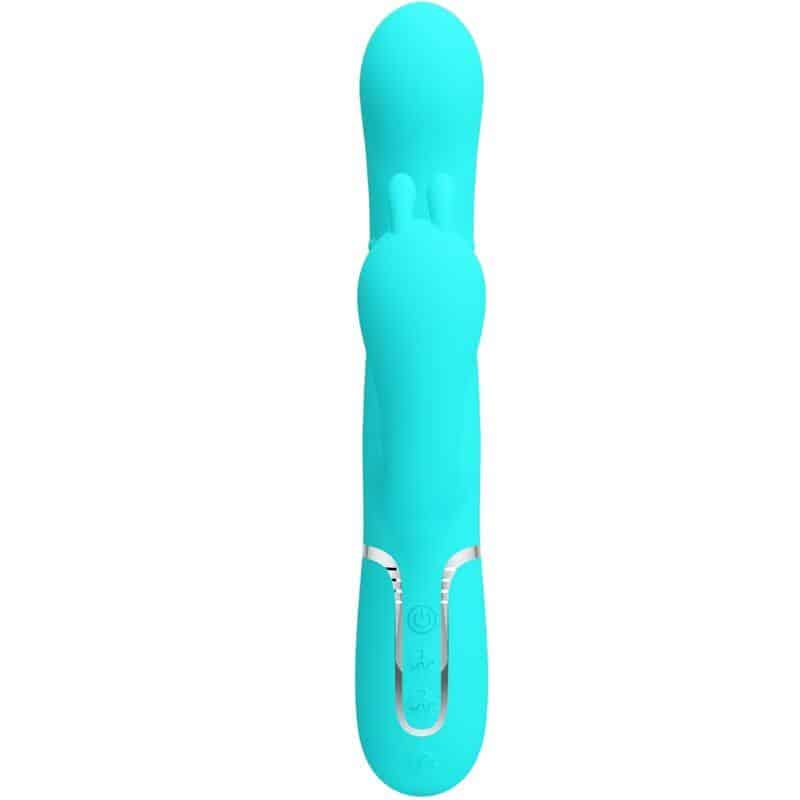 Blue Triple Vibrator Pretty Love Cammy 4 in 1 Multifunction Blue Triple Vibrator Pretty Love Cammy 4 in 1 Multifunction