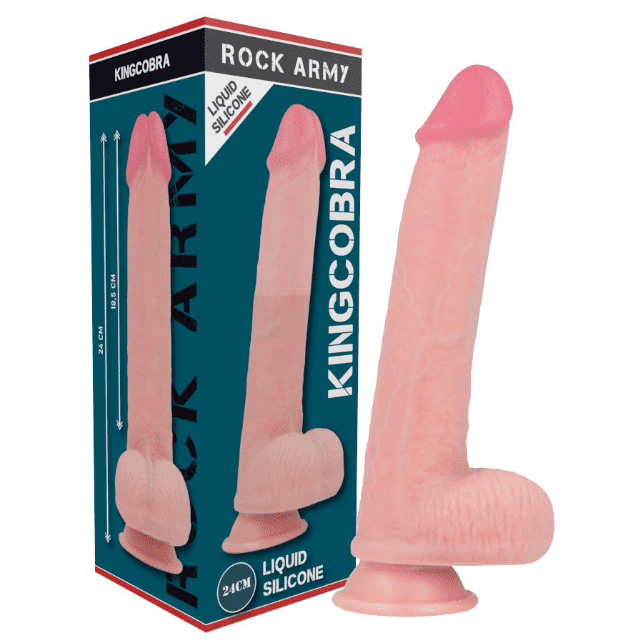 Vibrador Realista Kingcobra 24cm