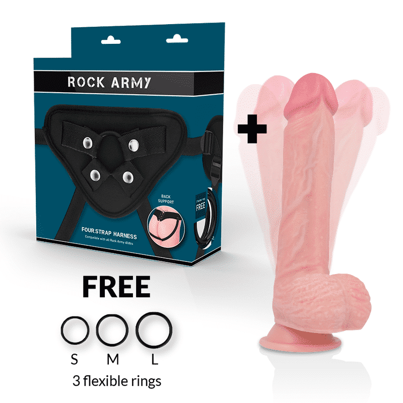 Rock Army Harness Kit with Rotating Hawk Vibrator Rock Army Harness Kit with Rotating Hawk Vibrator