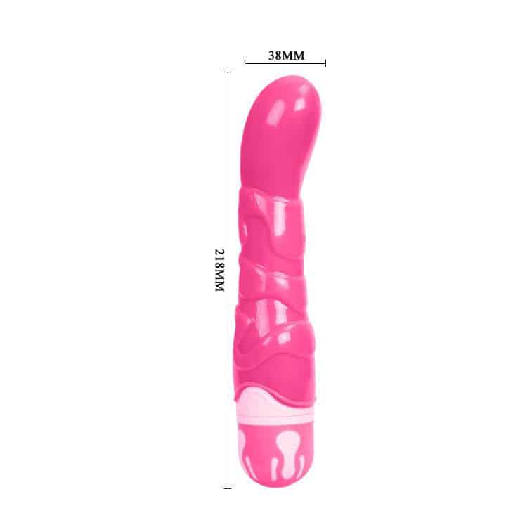 Pink Realistic Cock Vibrator 21.8cm Pink Realistic Cock Vibrator 21.8cm