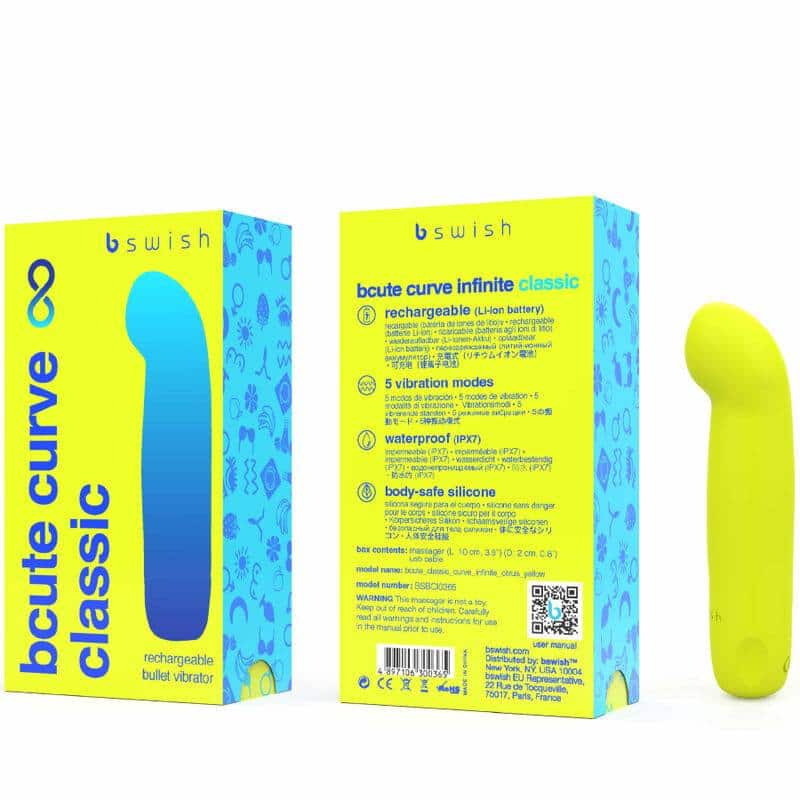 B Swish BCUTE CURVE Infinite Silicone Vibrator B Swish BCUTE CURVE Infinite Silicone Vibrator