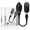 Black&Silver Jenell Remote Egg Vibrator