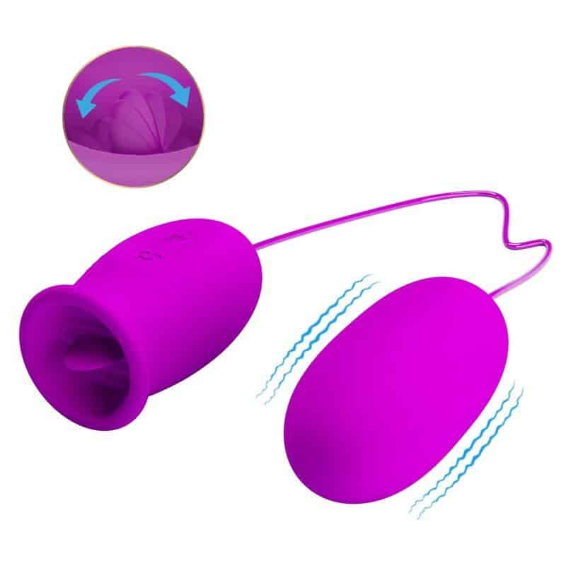 Pretty Love Dual Egg Vibrator with 12 Modes Pretty Love Dual Egg Vibrator with 12 Modes