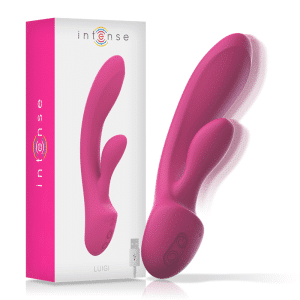 Luigi Dual Motor Vibrator Pink Liquid Silicone