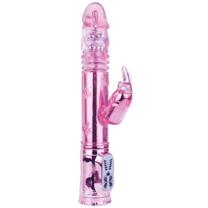 Throbbing Bunny Pink Vibrator Rotator