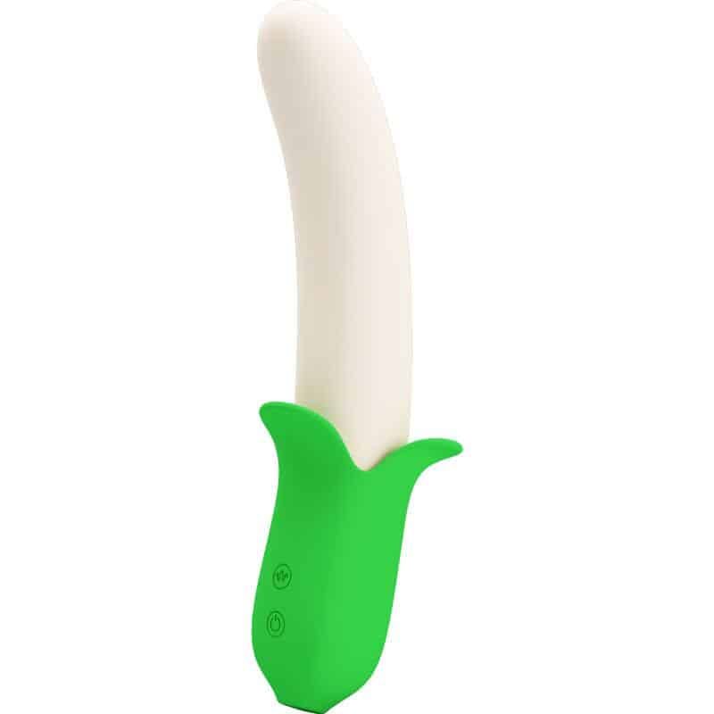 Silicone Clit Vibrator Pretty Love Banana Knight Super Power