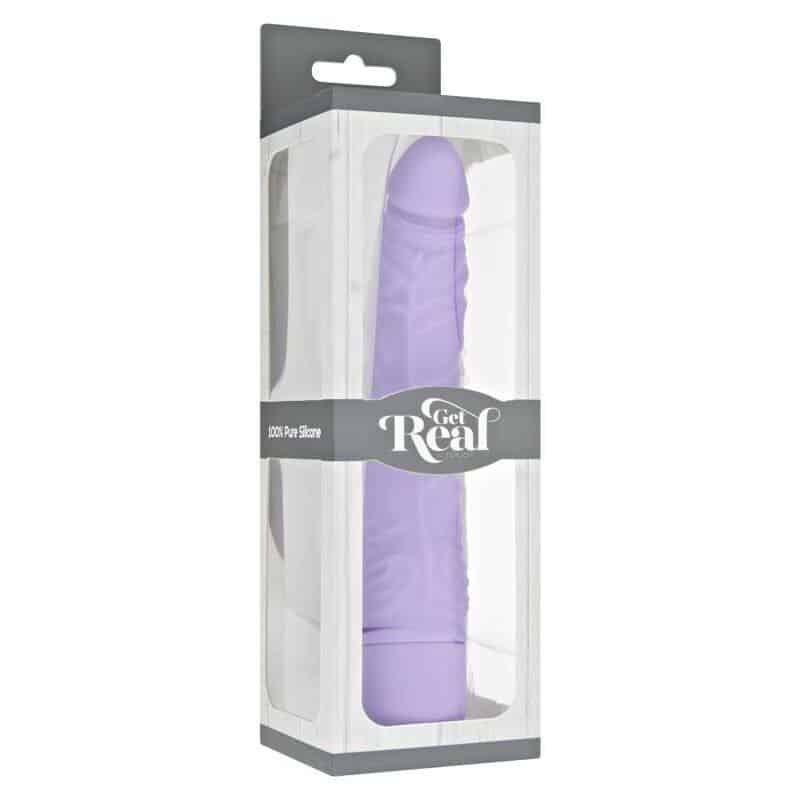 Get Real Classic Slim Purple Vibrator Toy Get Real Classic Slim Purple Vibrator Toy