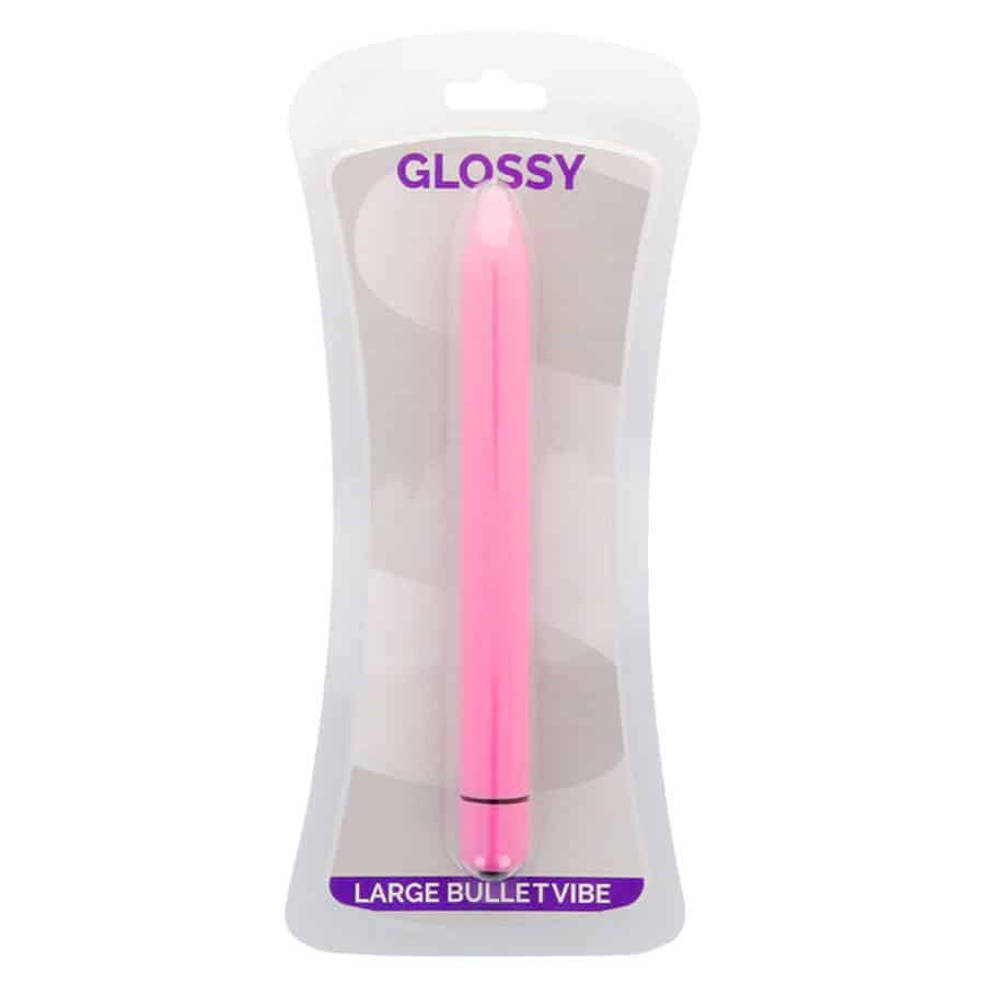 Deep Rose Slim Vibrator Glossy Deep Rose Slim Vibrator Glossy