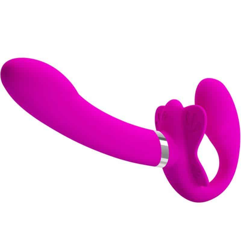 Double Strap-On Vibrator 12 Modes