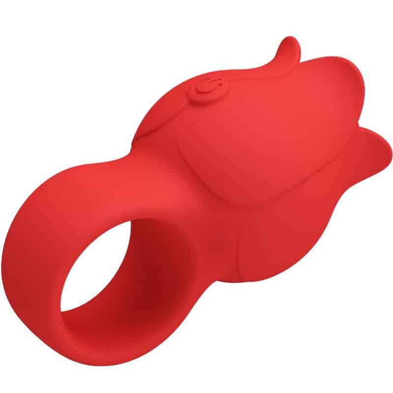 RED FINGER VIBRATOR Pretty Love with 10 vibrations RED FINGER VIBRATOR Pretty Love with 10 vibrations
