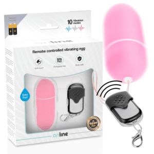 Remote L Pink Vibrating Love Egg Toy