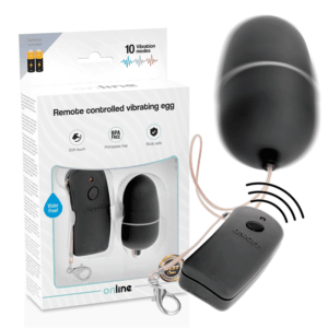 Black Remote Control Vibrating Love Egg