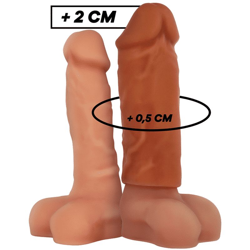 Virilxl Liquid Silicone V3 Penis Sleeve Brown