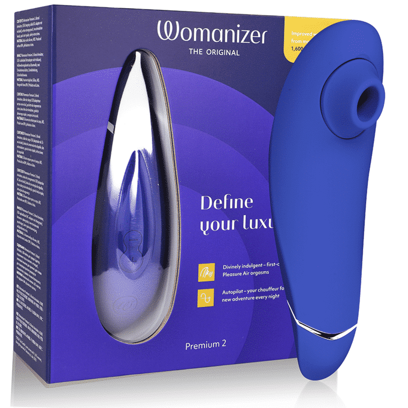 Womanizer Premium 2 Blueberry Clitoral Vibrator