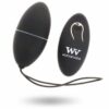 Womanvibe Remote Control Black Silicone Alsan Egg