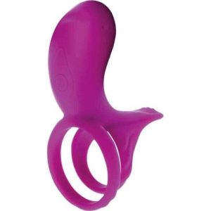 Xocoon - FUCHSIA VIBRATING RING FOR COUPLES