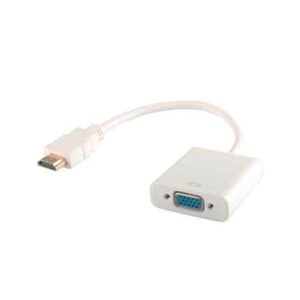 Savio CL-27/B White HDMI to VGA Adapter M/F