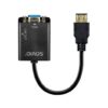 Savio HDMI (M)-VGA(H)+3.5 mm Mini Jack Adapter