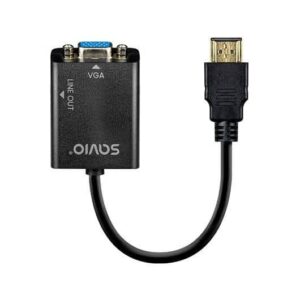 Savio HDMI (M)-VGA(H)+3.5 mm Mini Jack Adapter