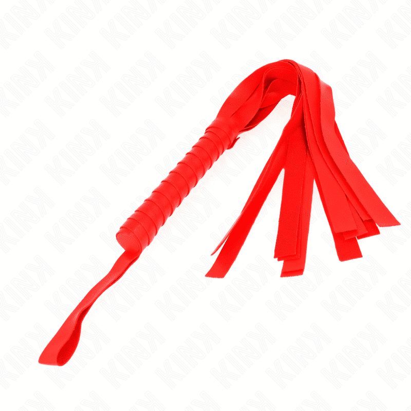 Kink - 48.5 CM RED WIDE TAIL WHIP FOR SENSUAL Play