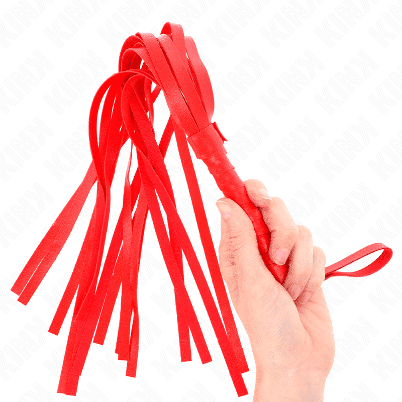 Látigo Rojo Kink 45cm para Juego Látigo Rojo Kink 45cm para Juego
