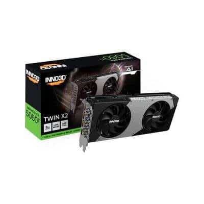 Placa Gráfica Inno3D RTX 5060 Ti Twin X2 OC 8GB Placa Gráfica Inno3D RTX 5060 Ti Twin X2 OC 8GB
