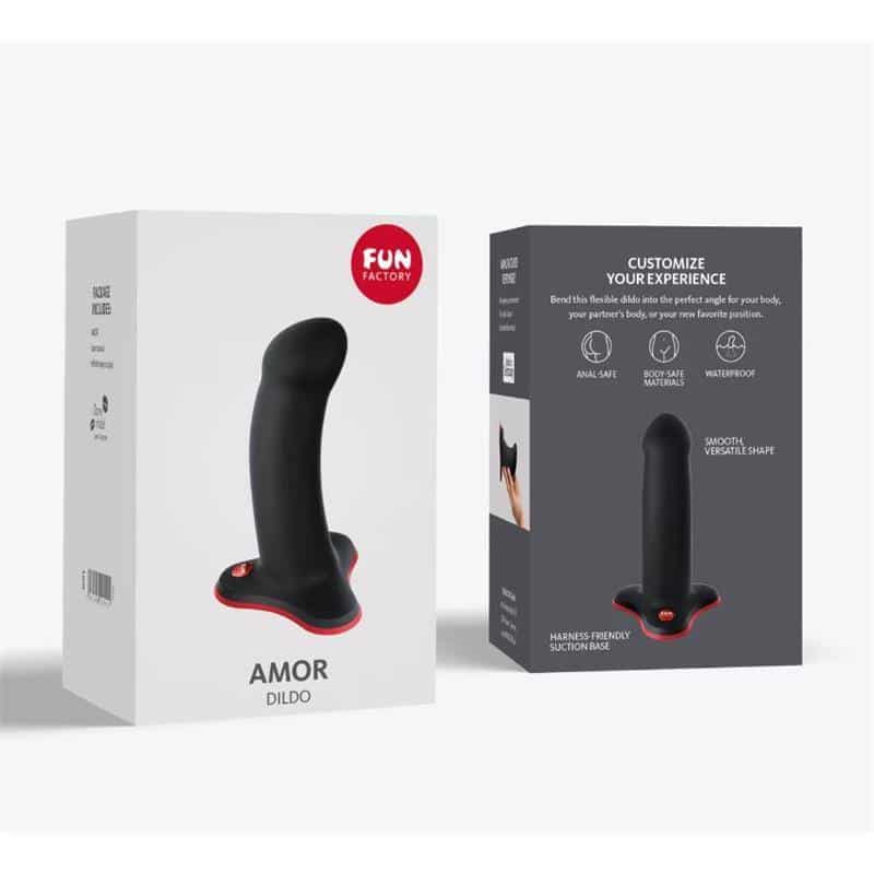 Love Dildo Black/Red Love Dildo Black/Red