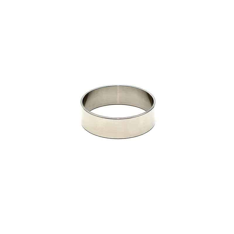 Silver Color Steel Penis Ring - 45 MM