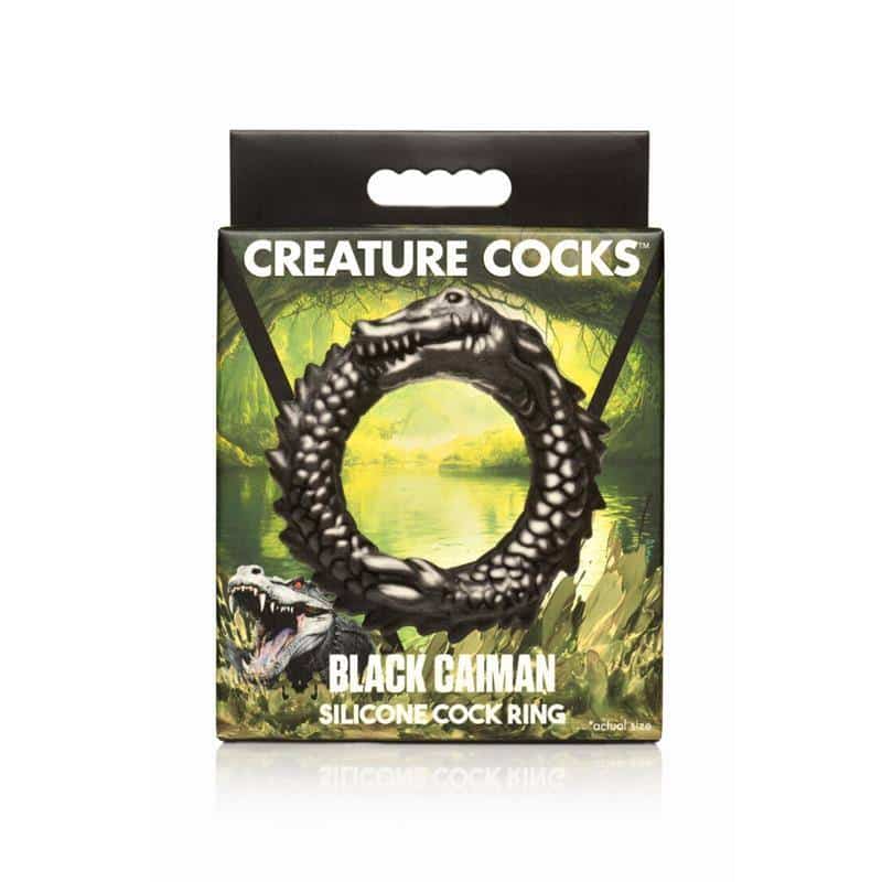 Ring for the Penis Black Caiman Ring for the Penis Black Caiman